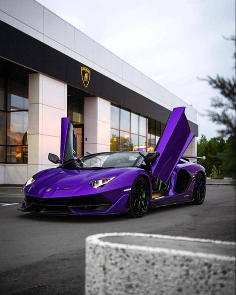 Lamborghini Aventador Purple, Tesla Car Aesthetic, Cool Lamborghini, Purple Lamborghini, Lamborghini Svj, New Tesla Roadster, Purple Cars, 2023 Tesla, Fastest Car