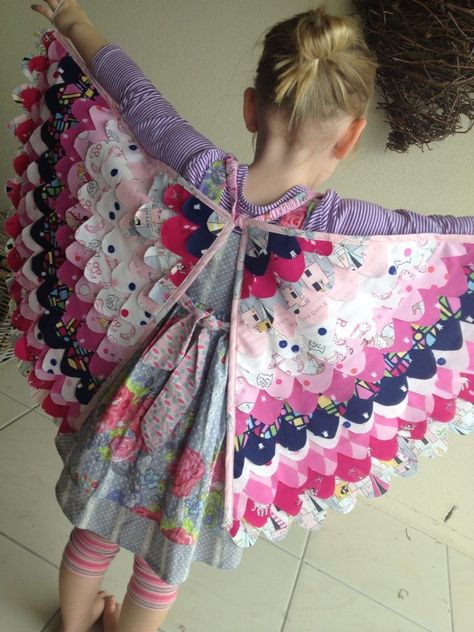 What To Make With Fabric, Fabric Wings, Fabric Butterfly, Kids Dress Up, Bird Wings, Sarah Jane, Mixing Fabrics, Sewing For Kids, Baby Sewing