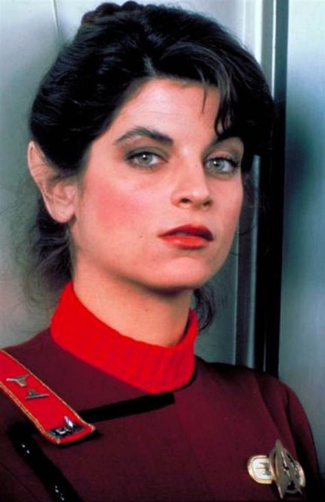 From 'Star Trek' to 'DWTS,' see photos of Kirstie Alley throughout her career Wrath Makeup, Kristie Alley, Star Trek Female, The Wrath Of Khan, Wrath Of Khan, Star Trek Actors, Star Trek Women, Star Trek Reboot, Star Trek Crew