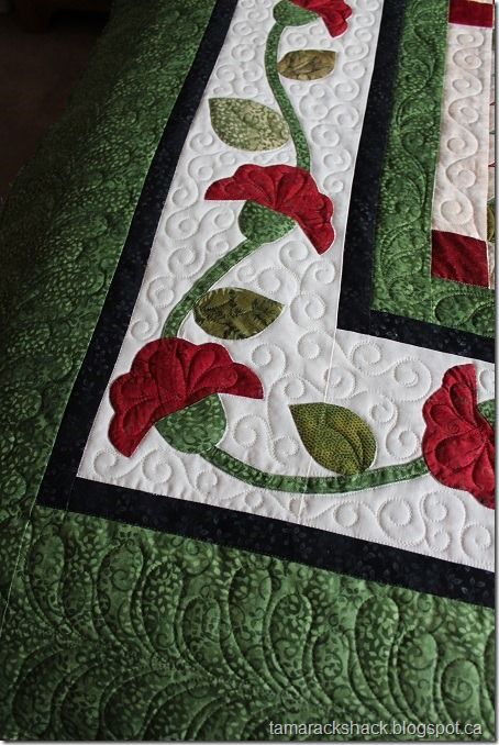 lc6 Flower Applique Quilt Border, Flower Quilt Border, Borders On Quilts Ideas, Applique Borders For Quilts, Applique Quilt Borders, Quilt Borders Ideas Inspiration, Quilt Border Ideas, Applique Borders, Custom Quilting