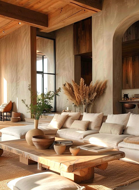 wabi sabi living room interior design style (credit: Quiet Minimal) Wabi Sabi Living Room Interior Design, Zara Home Interiors, Earthy Interior, Wabi Sabi House, Wabi Sabi Living Room, Wabi Sabi Living, Cozy Minimalist, Aesthetic Living Room, Living Room Interior Design