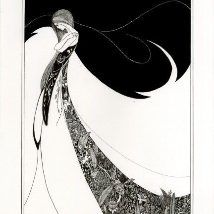 Aubrey Beardsley – The Art Nouveau Movement Black And White Art Deco, Art Deco Drawing, White Art Deco, Japanese Woodcut, Aubrey Beardsley, Art Nouveau Illustration, Black And White Art, Tarot Art, Art Japonais