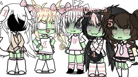 Gacha Life Zombie Oc, Cutecore Gacha Life Oc, Zombie Gacha Oc, Gacha Zombie Oc, Gacha Life Zombie, Cutecore Gacha Club, Cutecore Gacha Oc, Kawaii Gacha Life Oc, Pick A Number