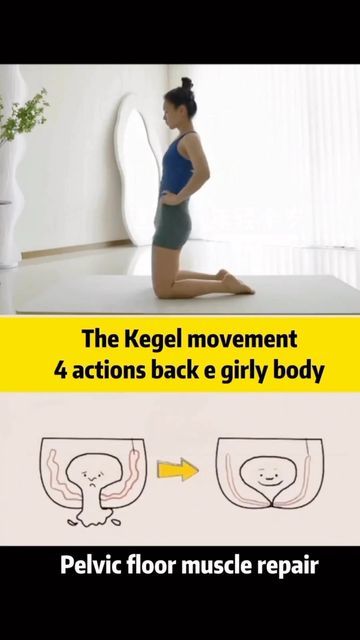 Belly Workout Challenge, Daily Yoga Workout, Kegel Exercise, Quick Workout Routine, Full Body Gym Workout, Workout Without Gym, Yoga Exercises, Easy Yoga Workouts, Bodyweight Workout Beginner