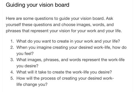 Vision Board Prompt Questions, 2024 Vision Board Questions, Questions For Vision Board, Vision Board Checklist, Vision Board For Work, Vision Board Questions, Bullet Journal Vision Board, July Planner, Vision Board Journal