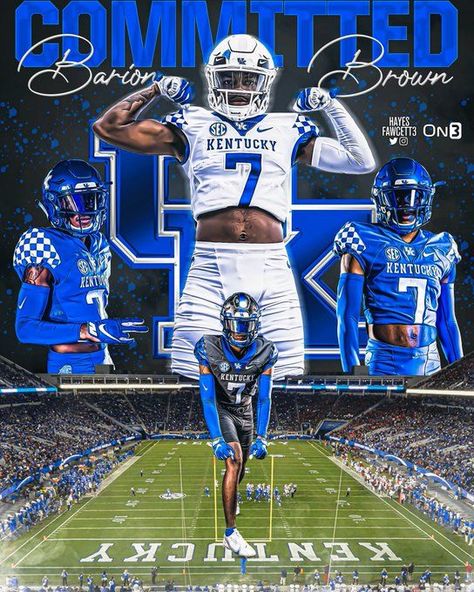 Kentucky Football Wallpaper, University Of Kentucky Football, Kentucky Football, Uk Football, University Of Kentucky, Ole Miss, Football Wallpaper, Five Star, College Football