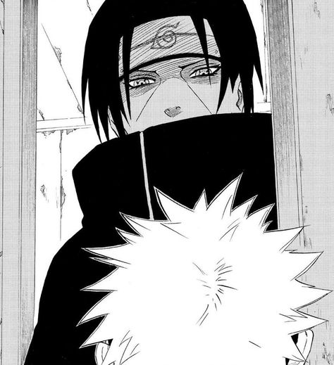 Naruto on Twitter: "The Manga Naruto is a Masterpiece… " Itachi Uchiha, Anime Character, Naruto, Black And White, Anime, White, Black