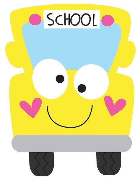 Bus Clipart, Happy Bus, Bus Sticker, Teaching Clipart, School Clipart, Classroom Posters, Childhood Education, Preschool Art, Classroom Themes