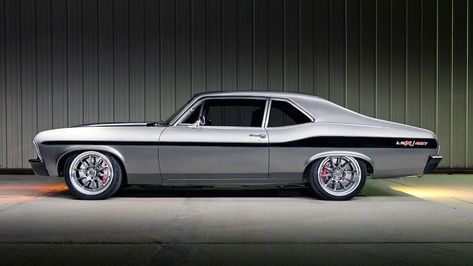 Budget-Built Nova Turns Into a Pro Touring Terror 1970 Chevy Nova, 1970 Nova, Nova Car, Chevy Nova Ss, Pro Touring Cars, Low Riding, Chevy Ss, Old Muscle Cars, Chevy Muscle Cars