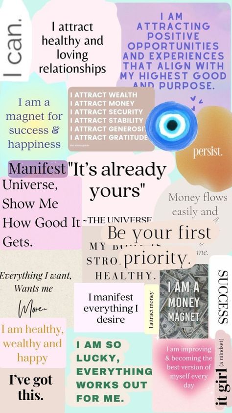 Positive Manifestation Wallpaper, Law Of Attraction Vision Board, Creative Vision Boards, Mindfulness Journal Prompts, Vision Board Themes, Vision Board Template, Positive Quotes Wallpaper, Vision Board Examples, Healing Journaling