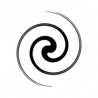 Double Spiral Tattoo, Tornado Tattoo, Koru Tattoo, Spiral Symbol, Spiral Tattoos, Art Inspired Tattoos, Yin Yang Tattoos, Geometric Tattoos, Maori Tattoo