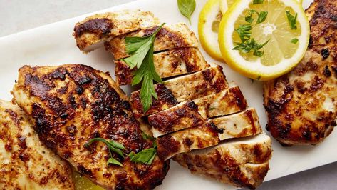 Greek Lemon Chicken Recipe Chicken Recipes Marinated, Nyt Recipes, Hawaii 2023, Simple Marinade, Grilled Scallops, Food Dolls, Chicken Marinade Recipes, Greek Lemon Chicken, Pantry Ingredients