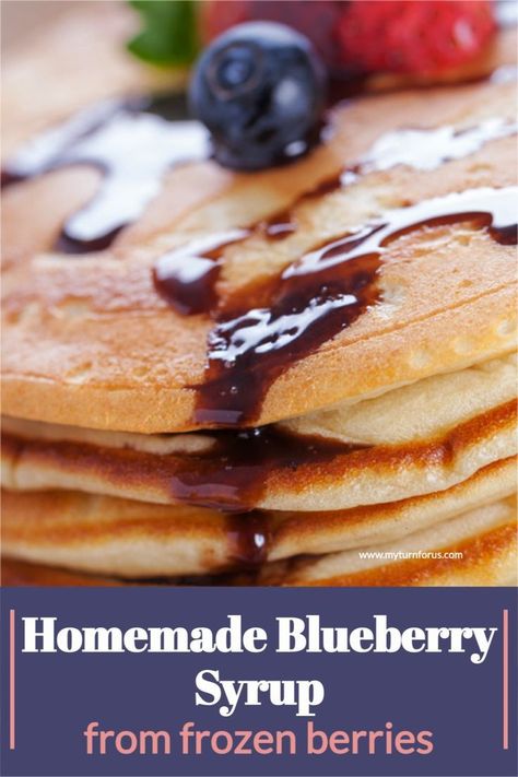 Make homemade Blueberry Syrup from frozen berries. It’s so easy that it only requires only 3 ingredients to make berry pancake syrup. Homemade Blueberry Syrup For Pancakes, Blueberry Syrup Recipe Frozen Blueberries, Healthy Syrup For Pancakes, Blueberry Syrup Recipe For Pancakes, Blueberry Syrup For Pancakes, Blueberry Pancake Syrup, Strawberry Pancake Syrup, Healthy Syrup, Blueberry Syrup Recipe