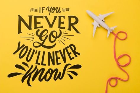 If you never go, you will never know. mo... | Free Psd #Freepik #freepsd #travel #summer #world #quote Never Stop Learning Quotes, Travel Mood Board, Best Quotes Wallpapers, Hands Holding Flowers, Travel Mood, Neon Quotes, Training And Development, Learning Quotes, Inspirational Phrases