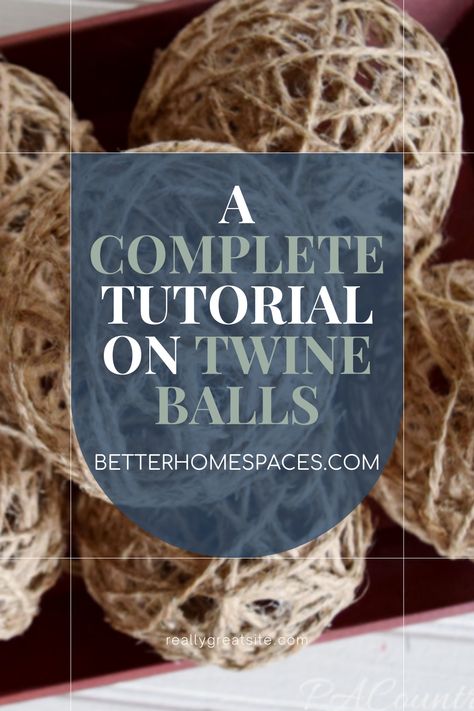 Twine Spheres Diy, Twine Balls Decoration, Jute Balls Diy, Twine Balls With Lights, How To Make Decorative Balls, How To Make Twine Balls Diy, Crafts Using Jute Twine, Crafts With Twine Diy Projects, Diy Balls Decorations