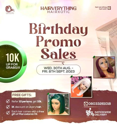 Birthday Sales Flyer Design, Business Sales, Flyer Design Inspiration, Sale Flyer, Business Flyer, Sale Design, Flyer Design, Free Gifts, Design Inspiration