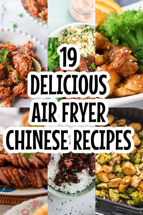 Get ready to fall in love with my list of Chinese air fryer recipes that are both easy and delicious! From crispy sesame chicken to duck spring rolls, you'll enjoy these Chinese dishes without the fuss of deep frying. The best part? You’ll use less oil, have quicker cooking time, and cleanup is a snap—your air fryer basket and a few pantry ingredients are all you need! Chinese Food Recipes Air Fryer, Airfryer Asian Recipes, Korean Air Fryer Recipes, Asian Air Fryer Recipes, Air Fryer Recipes Asian, Crispy Sesame Chicken, Bbq Pork Recipes, Recipes To Try At Home, Sesame Chicken Recipe