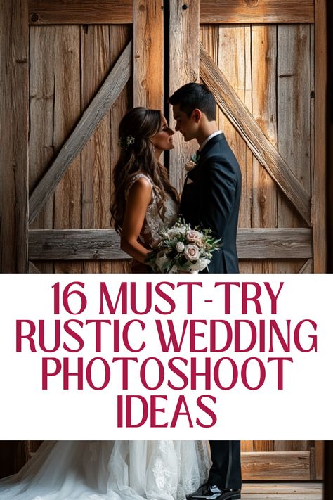 16 Rustic Photoshoot Ideas for an Unforgettable Wedding Country Wedding Poses, Tan Country Groomsmen Attire, Country Wedding Photo Ideas, Simple Rustic Wedding, Country Groomsmen Attire, Country Groomsmen, Wedding Garder, Wedding Photo Ideas With Horses, Wedding Photos With Tractor