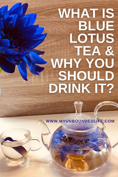 Discover the wonders of Blue Lotus Tea and why it's a must-try. Indulge in its soothing aroma and savor the calming effects it brings. Don't miss out on the opportunity to experience the benefits of this drink. #bluelotus #blue #bluelotustea #tea Blue Lotus Tea, Dream Herbs, Lotus Tea, Altered State Of Consciousness, Blue Lotus Flower, Blue Lily, Herb Tea, Tea Benefits, Blue Lotus