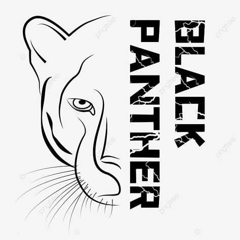 Panther Logo Design Ideas, Black Panther Logo Design, Panther Logo Design, Black Panther Vector, Black Panther Name, Pantera Logo, Black Panther Logo, Panther Cub, Black Panther Face