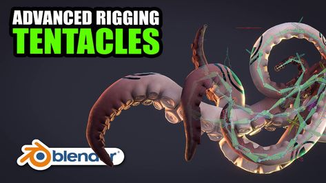 “🦑🦴 New #rigging tutorial! I show you how we rig our characters for @NoaraOfficial in #b3d . And I'll teach you to build a tentacle rig for games🦴🦑 👉 https://t.co/AyJmFaeK4x 🙏As always, RT very much appreciated!🥰 #p2design #animation #rig #videogames” 3d Rigging, Blender Character Modeling, Vfx Tutorial, Complex Art, Character Rigging, Motion Graphics Tutorial, Graphics Tutorial, 3d Modeling Tutorial, Blender Models