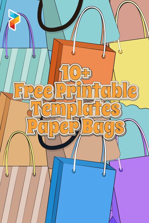 Gift Bag Templates Free Printables, Gift Bag Templates, Printable Gift Bags, Planning A Birthday Party, Bag Template, Homemade Goodies, Free Printable Templates, Unique Packaging, Straight Edges