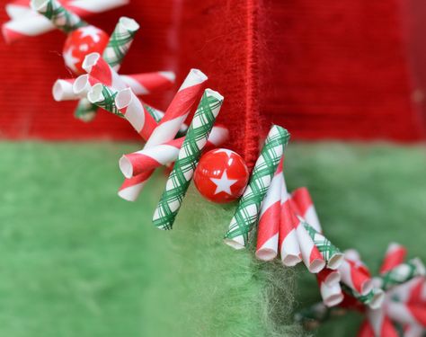 Crafts With Paper Straws, Christmas Garland Paper, Diy Vintage Paper, Straws Crafts, Straw Garland, Solstice Crafts, Paper Straws Crafts, Drinking Straw Crafts, Straw Craft