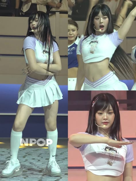 NewJeans ‘Get Up’ 2nd EP Album promotion on new music show ‘NPOP’ (Naver) New Jeans Super Shy Outfit, Get Up New Jeans, Newjeans Get Up, New Jeans Danielle, Ep Album, New Jeans Style, Outfit Jeans, Get Up, Kpop Fashion Outfits