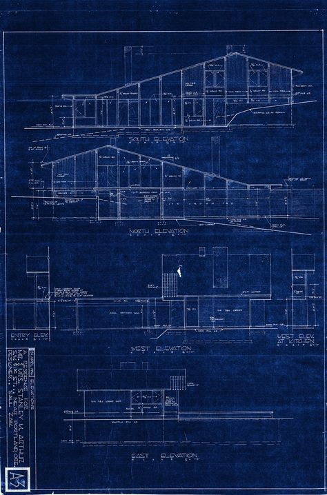 Scraping the 80's off a Mid-Century Saul Zaik: The Original Blueprints Construction Wallpaper, Industrial Print, Online Architecture, Blueprint Drawing, Architecture Blueprints, Blueprint Art, Architecture Design Drawing, American House, House Blueprints