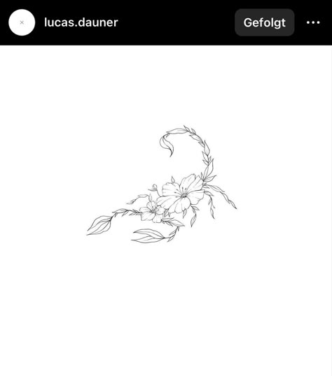 Scorpio Tattoo Scorpion, Scorpion Feminine Tattoo, Scorpion Tattoo Feminine Minimalist, Scorpio Dainty Tattoo, Scorpio Tattoo Back Of Neck, Scorpio With Flowers Tattoo, Floral Scorpion Tattoo, Dainty Scorpion Tattoo, Scorpio Tattoo Flower