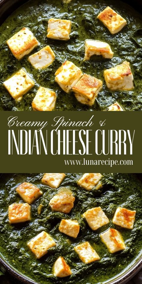 What sets Palak Paneer apart is its unique blend of flavors and textures! 🌿🧀 This classic Indian dish combines soft paneer cubes with a creamy spinach sauce that’s rich in spices. It’s a delicious and nutritious vegetarian meal that’s perfect for lunch or dinner.

📌 Pin this recipe to enjoy a flavorful and healthy Palak Paneer for your next meal!
#PalakPaneer #IndianCuisine #VegetarianRecipes #HealthyMeals #SpinachLovers #FlavorfulEats Indian Spinach Paneer, Spinach Paneer, Palak Paneer Recipe, Creamy Spinach Sauce, Food Recipes Vegetarian, Spinach Sauce, Indian Cheese, Spinach Curry, Ethnic Food