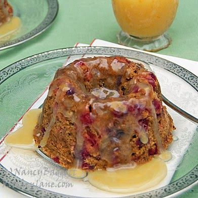 Steamed Cranberry Pudding-This Will Win Raves - Cranberry Pudding With Butter Sauce, Cranberry Pudding, Steamed Pudding Recipe, Steamed Puddings, Double Recipe, Steamed Pudding, Orange Butter, Christmas Pudding Recipes, Traditional Thanksgiving