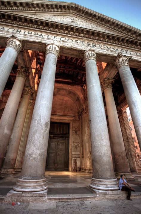 Rome Architecture, Pantheon Rome, Visit Rome, Roma Italy, Roman Architecture, Acropolis, Ancient Architecture, Ancient Rome, Positano