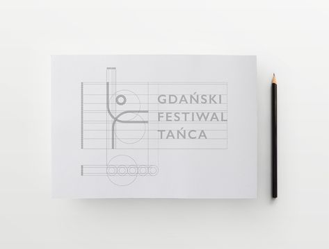 Logotype. Gdańsk Dance Festival on Behance Dance Festival, Promotional Materials, Gdansk, Contemporary Dance, Logo Design, Festival, ? Logo, Design