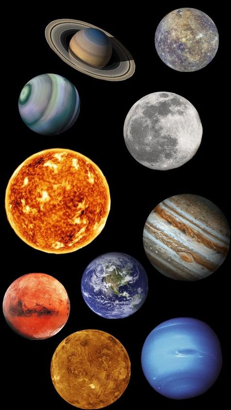 planets All Planets Solar System, Planets In Order, Solar System Pictures, Space Notes, Planet Aesthetic, All The Planets, Planet Colors, Class Inspiration, All Planets