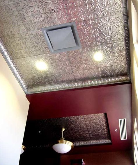 SILVER CEILING Silver Ceiling Tiles, Styrofoam Ceiling Tiles, Silver Ceiling, Tin Ceiling Tiles, Tile Wallpaper, Tin Ceiling, Ceiling Tile, Tile Murals, Ceiling Tiles