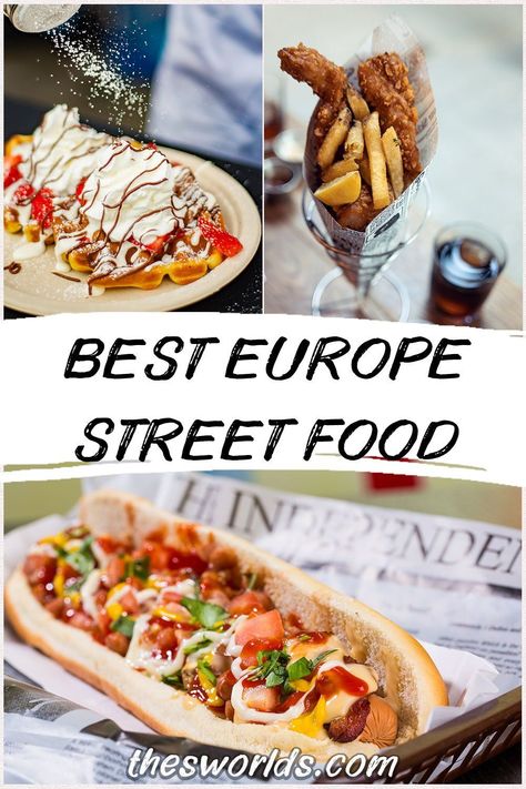 Food In Europe, Food Europe, Europe Food, Europe Street, Street Food Market, Street Foods, Best Street Food, Fair Food Recipes, Reduce Food Waste