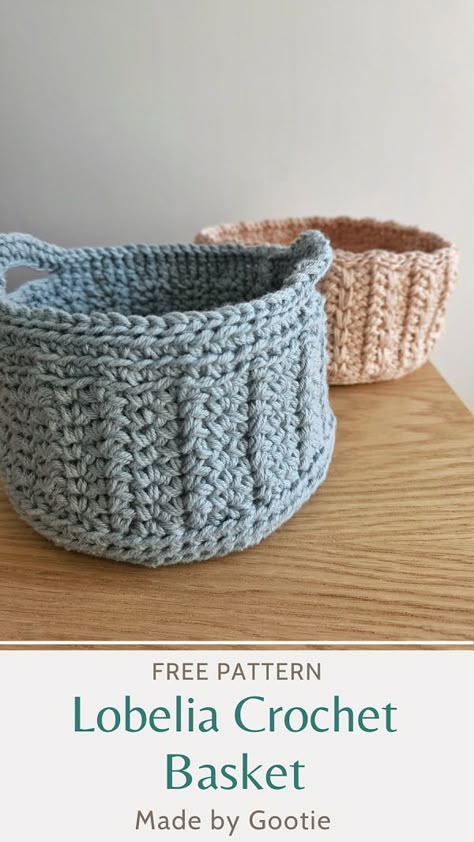 Crochet Basket With Handles, Crochet Planter Cover, Crochet Plant Pot, Crochet Planter, Plant Pot Holder, Crochet Basket Pattern Free, Crochet Storage Baskets, Basket Crochet, Embroidery Quilting