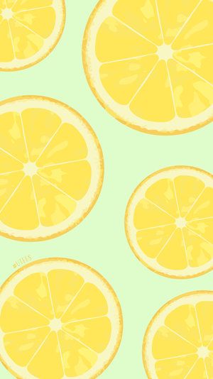 Highlights, Lemon, Wallpapers, Iphone, Green, Pattern, White