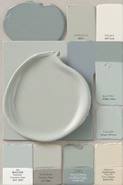 Sherwin Williams paint, coordinating color palette, interior design inspiration, home decor trends
,decorating ideas, wall paint colors, home color schemes, interior design tips, kitchen paint colors, living room decor
, interior decorating, home improvement, paint swatches, design trends, color coordination, room makeover Dove Grey Paint Sherwin Williams, Sherwin Williams Pale Blue Colors, Drift Of Mist Color Palette, Interior Beach House Colors, Misty Sherwin Williams, Sw Topsail, Sea Salt Coordinating Colors, Sherwin Williams Misty, Kitchen Cupboard Colours