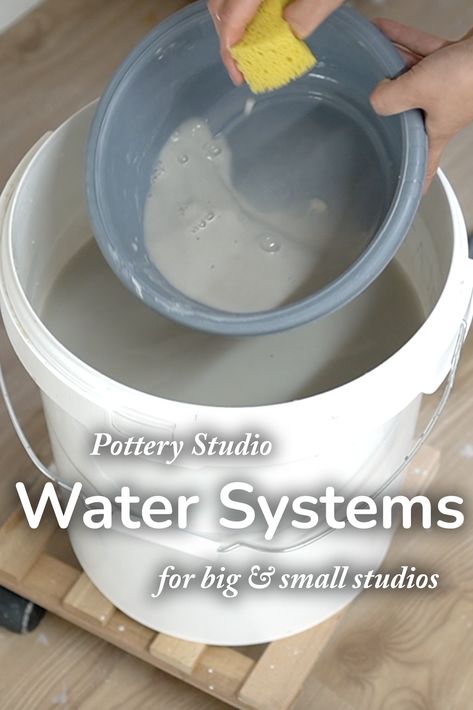 Pottery Room Ideas Design Studios, Ceramic Studio Ideas, Clay Sinks, Pottery Tutorials, Pottery Cafe, Studio At Home, Pottery Lessons, Beginner Pottery, Pottery Videos