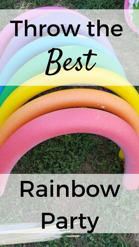 Boho Rainbow Birthday Party Games, Rainbow Unicorn Birthday Decorations, Rainbow Theme Party Games, Rainbow Scavenger Hunt For Kids, Rainbow Party Activities For Kids, Outdoor Rainbow Birthday Party, Rainbow Birthday Activities, Rainbow Games For Kids, Rainbow Girls Birthday Party