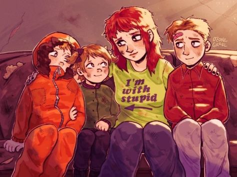 Kevin Mccormick Fanart, Kevin Mccormick, Mccormick Family, Karen Mccormick, Shout Park, Kenny Mccormick, Kenny South Park, South Park Funny, South Park Characters