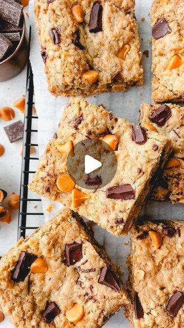 Oatmeal Butterscotch, Butterscotch Blondies, Sweet Kitchen, Autumn Look, Butterscotch Chips, Fall Baking, Sweet Chocolate, Gluten Free Baking, Bars Recipes