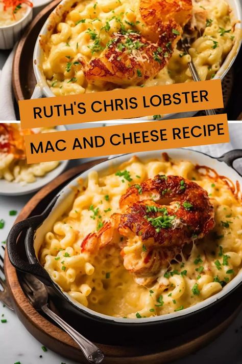 Ruth’s Chris Lobster Mac And Cheese Recipe – Hungarian Chef Lobster Mac And Cheese Recipe, Lobster Mac N Cheese Recipe, Classic Mac And Cheese, Ruth Chris, Recipe Hacks, Lobster Mac, Lobster Mac And Cheese, Mac And Cheese Recipe, Cheese Dishes