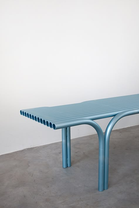 Steel Bench, Art Deco Interior Design, Metal Furniture Design, Metal Bench, Bench Designs, Urban Furniture, Street Furniture, Interior Design Art, Steel Furniture