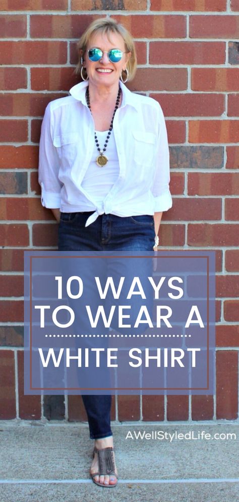 White Linen Shirts Women Outfits, White Bottom Down Shirt Outfit, Ladies White Shirt Outfit, White Blouse Layering Outfit, Styling A White Linen Shirt, Styling White Linen Shirt, Ways To Wear A White Shirt, White Shirt Over Dress, White Over Shirt Outfit