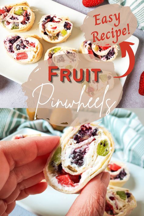 Dessert Pinwheels, Pinwheel Appetizers Easy, Fresh Fruit Desserts, Tea Sandwiches Recipes, Pinwheel Appetizers, Tasty Dessert, Pinwheel Recipes, Easy Party Food, Classic Party