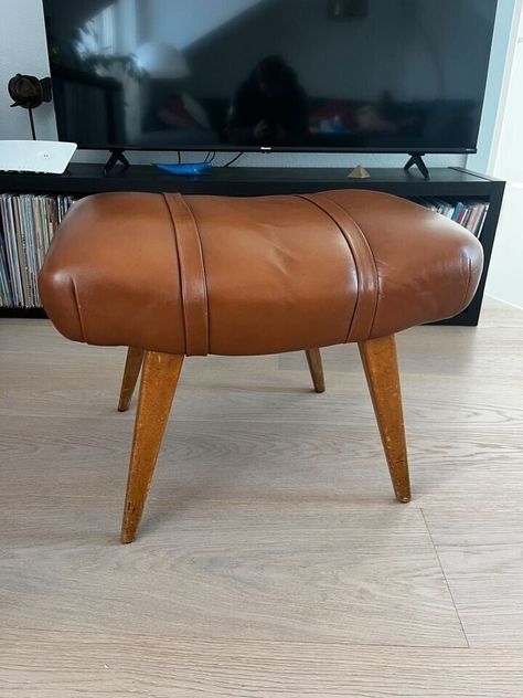 70s Ottoman Chair Stool - Mid-Century Vintage Retro Danish Design - 60s Home Decor Ottoman, Design