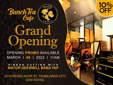 Hotel Opening Poster, Hotel Grand Opening, Grand Opening Poster, Cafe Marketing, Grand Opening Banner, Photoshop Poster Design, Grand Opening Invitations, Perfume Quotes, Cricket Logo